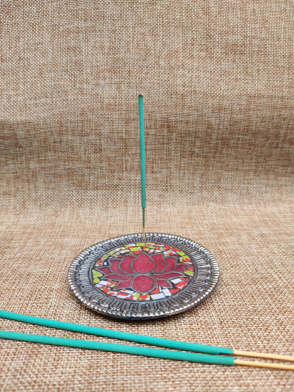 Multi Color Lotus Incense Holder